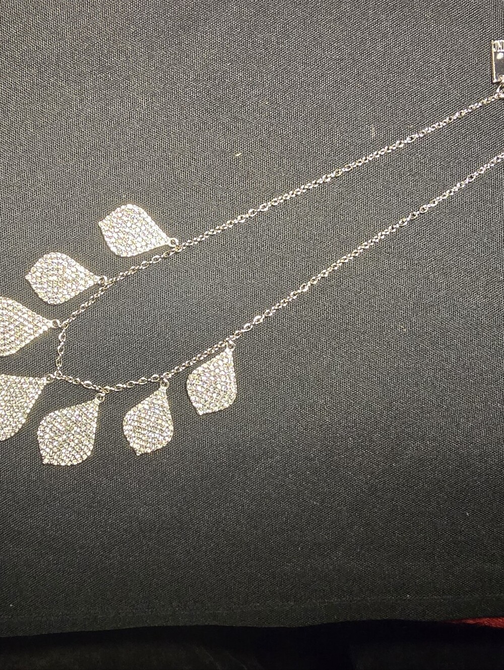 INC Christilized Silver Paced Necklae